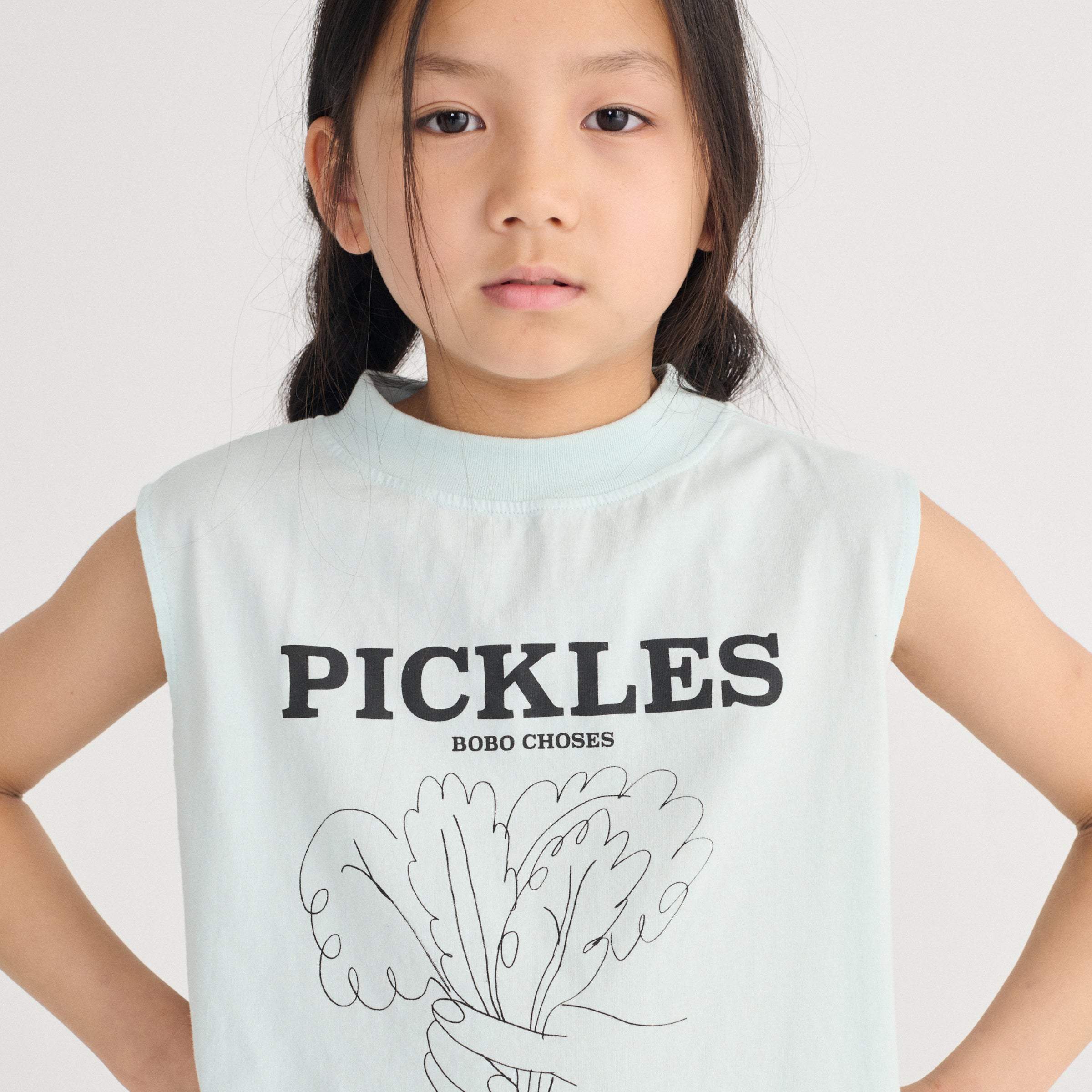 T-Shirt Bunch Of Vegetables Light Blue
