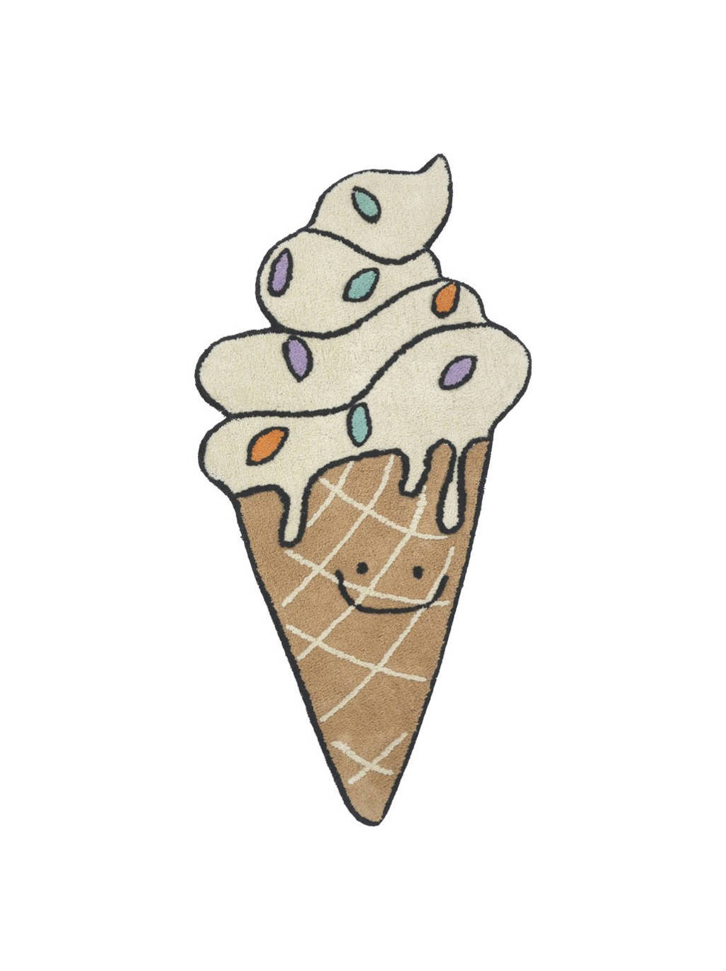 kindervloerkleed Ice Cream (130x60 cm)