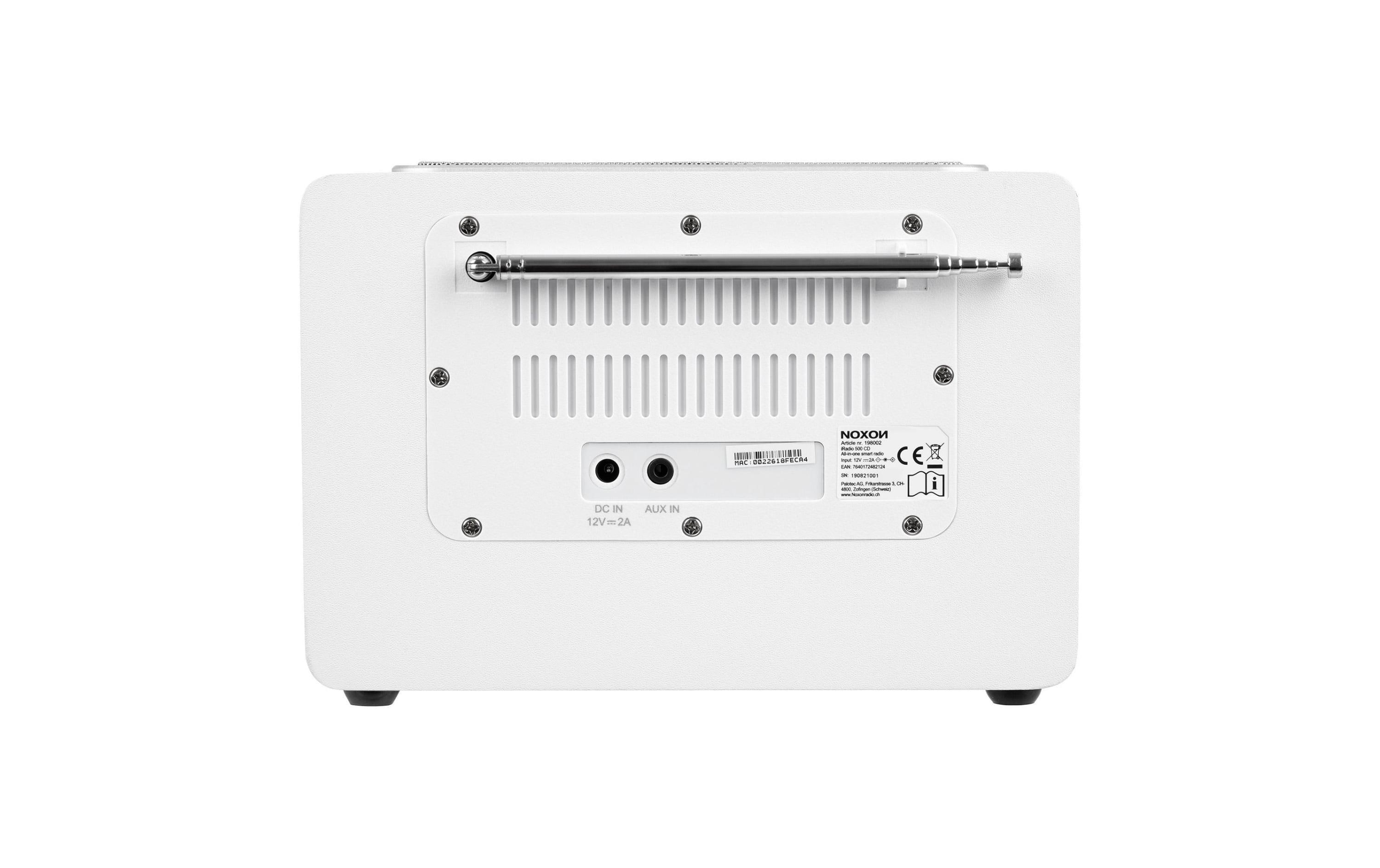 Radio/CD-Player iRadio 500 Weiss<br>DAB+, Internetradio oder UKW