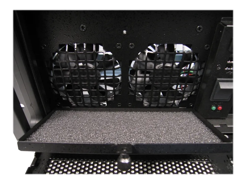 Chieftec UNC-410S-B-U3-OP - Rack-monterbar 4U - ATX - ingen strømforsyning - sort - USB