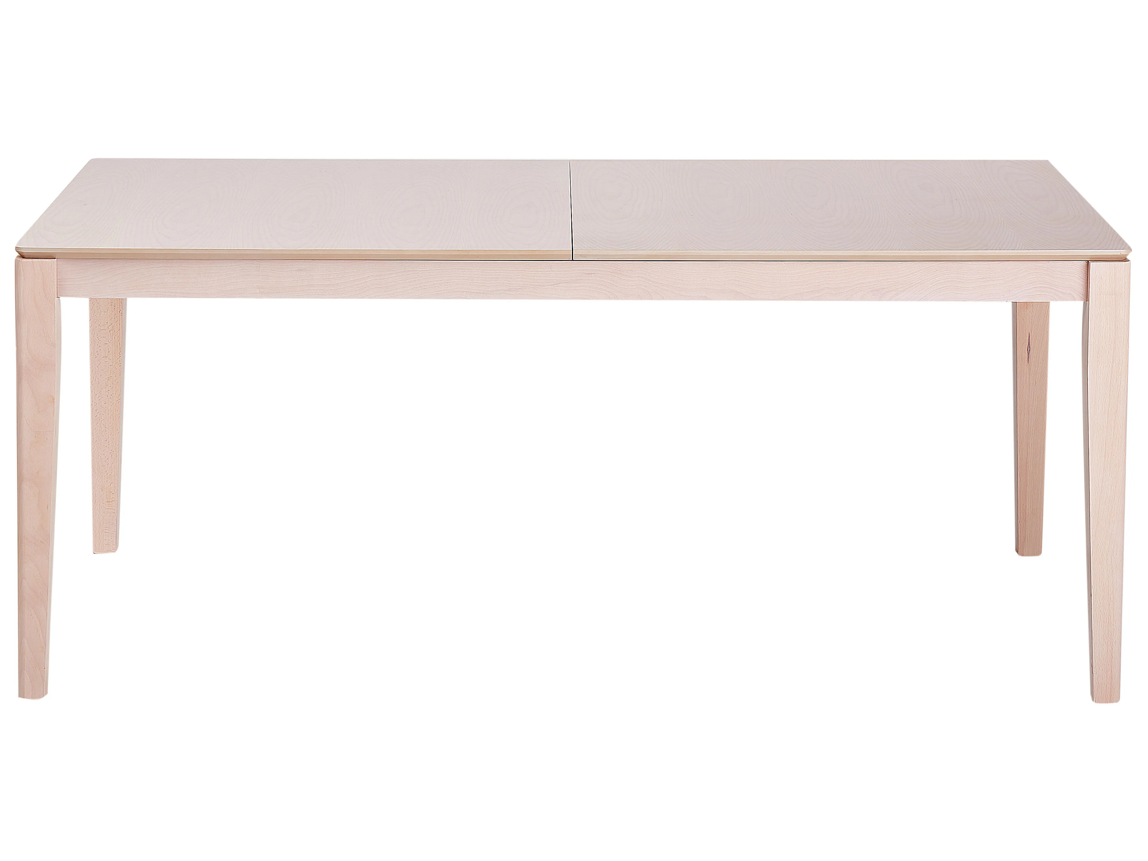 Eettafel uitschuifbaar CROSBY Licht beukenhout 90 cm 180/240 cm