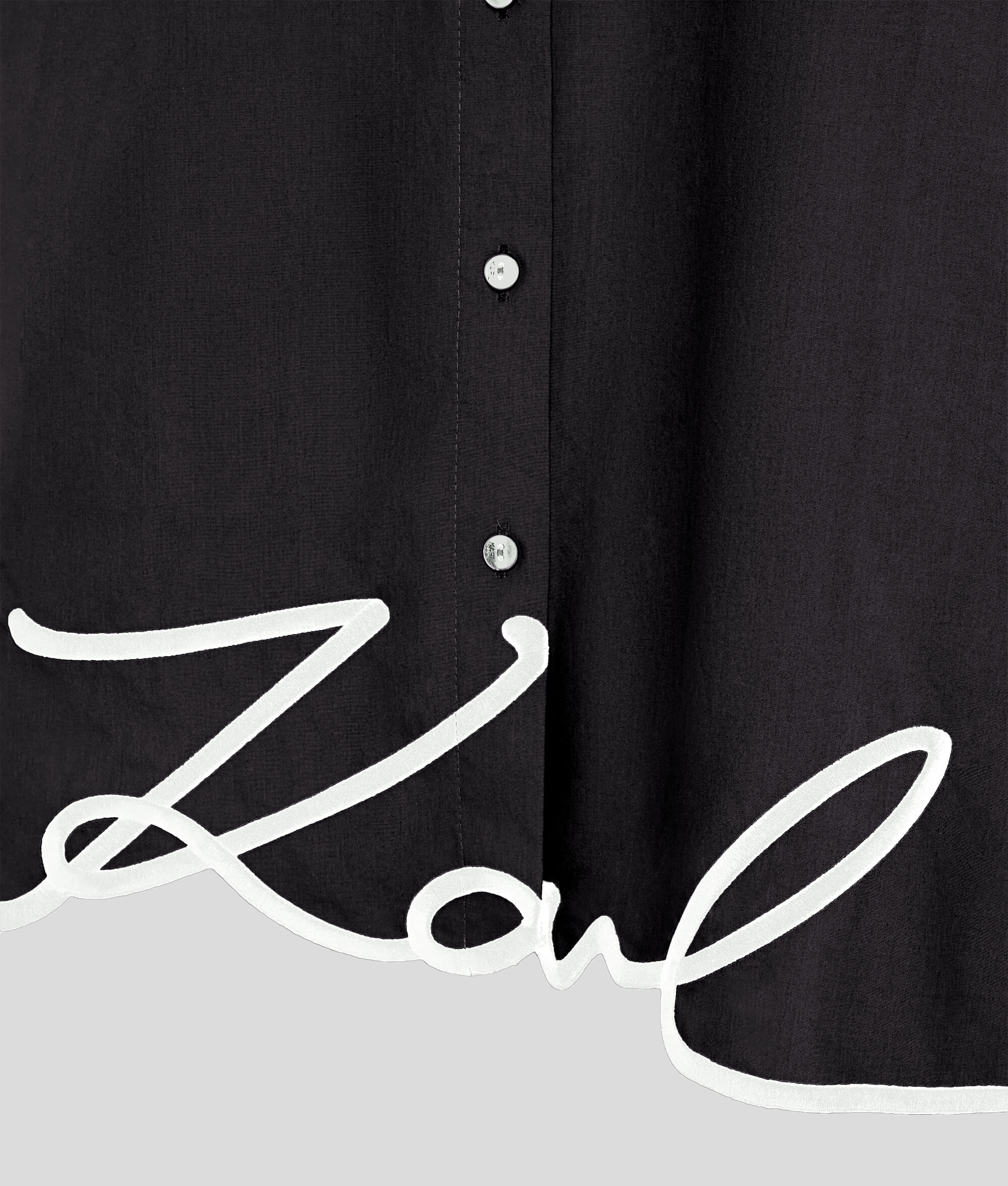 CHEMISE À OURLET KARL SIGNATURE
