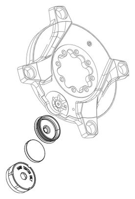 Vis de Pédalier Sram Powermeter Rival AXS