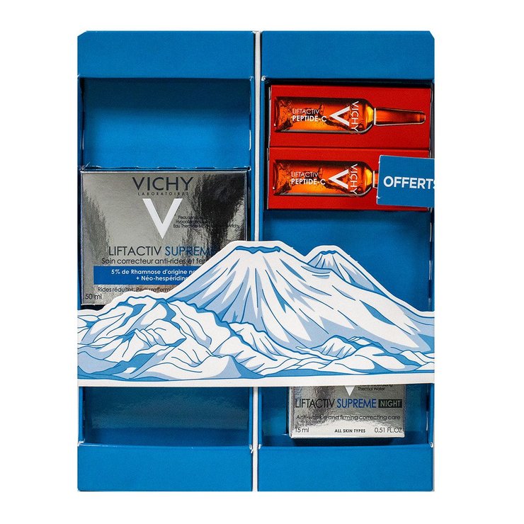 Coffret Liftactiv Supreme soin correcteur + 2 produits offerts peaux normales à mixtes