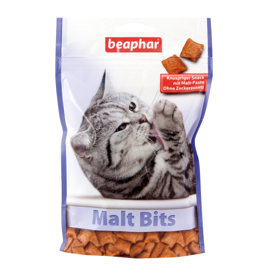 Petiscos Beaphar Malt Bits para Gatos