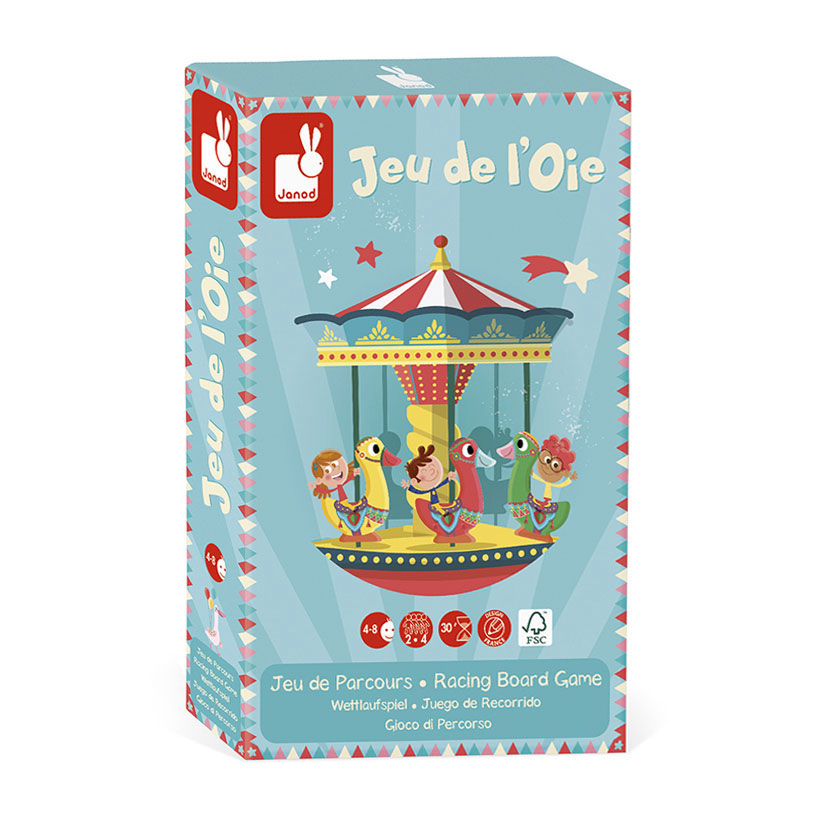 Janod Spel - Carrousel Ganzenbord