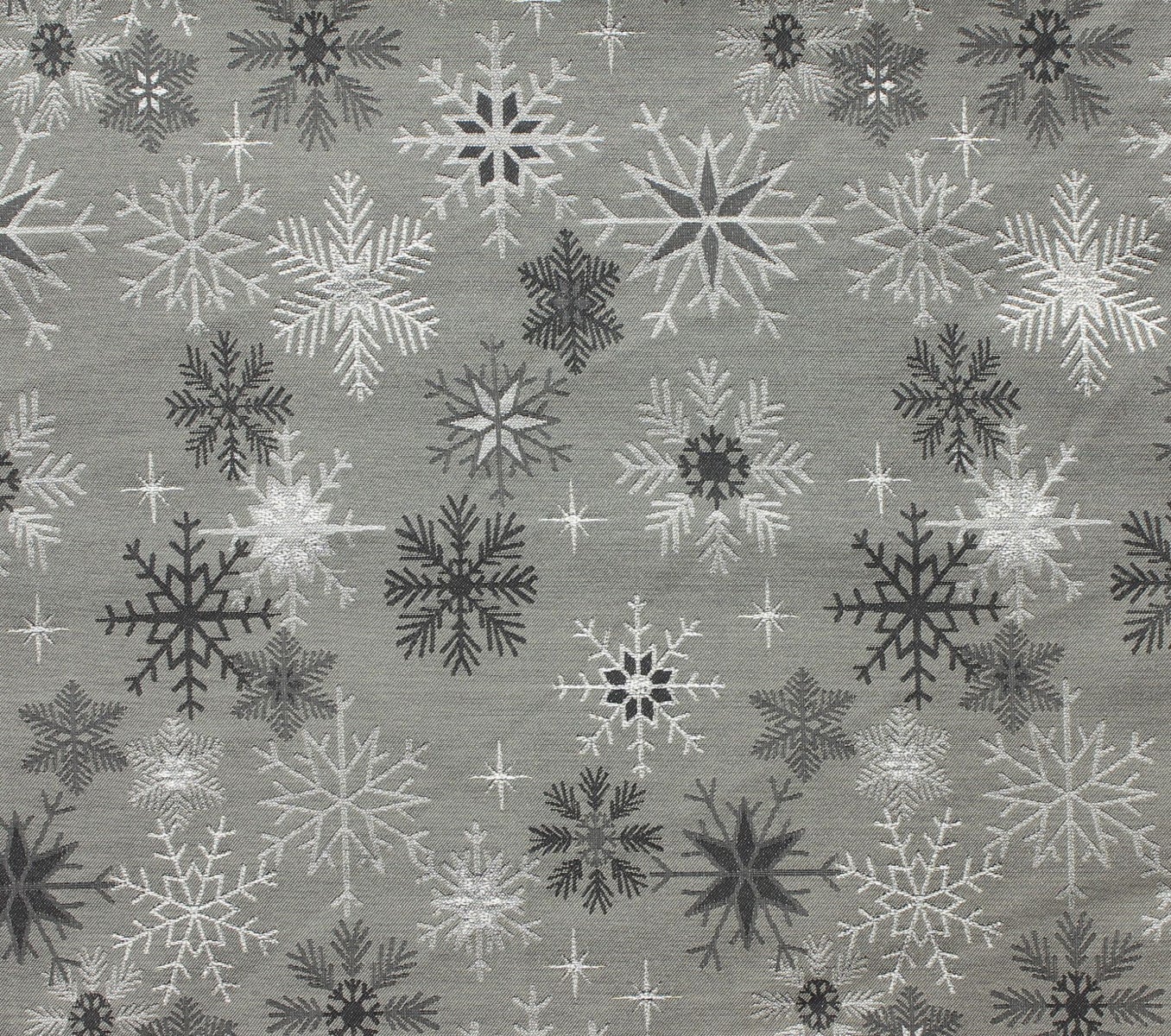 FRANK FLECHTWAREN | Kussenhoes Shiny Snowflakes, set van 2, 45 x 45 cm, VISCOSE, POLYESTER, METALLIC GARN