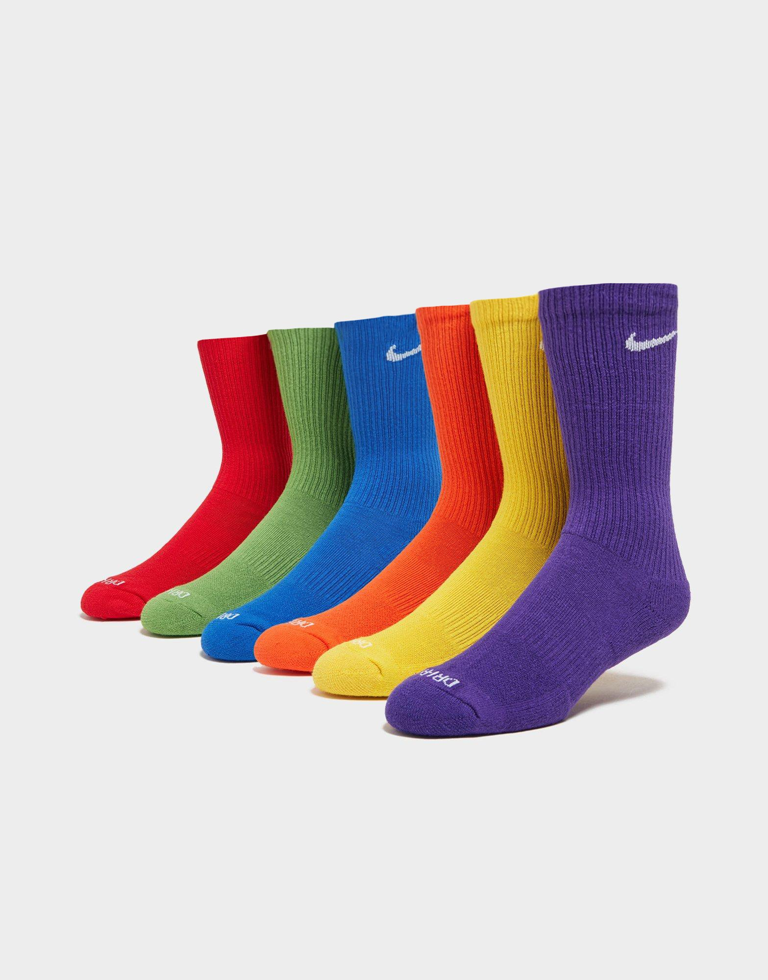 Nike 6 Paires de Chaussettes Rembourrées Crew