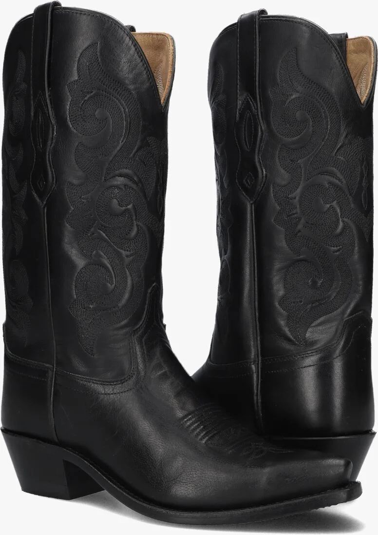 BOOTSTOCK zwarte bootstock cowboylaarzen black treasure women