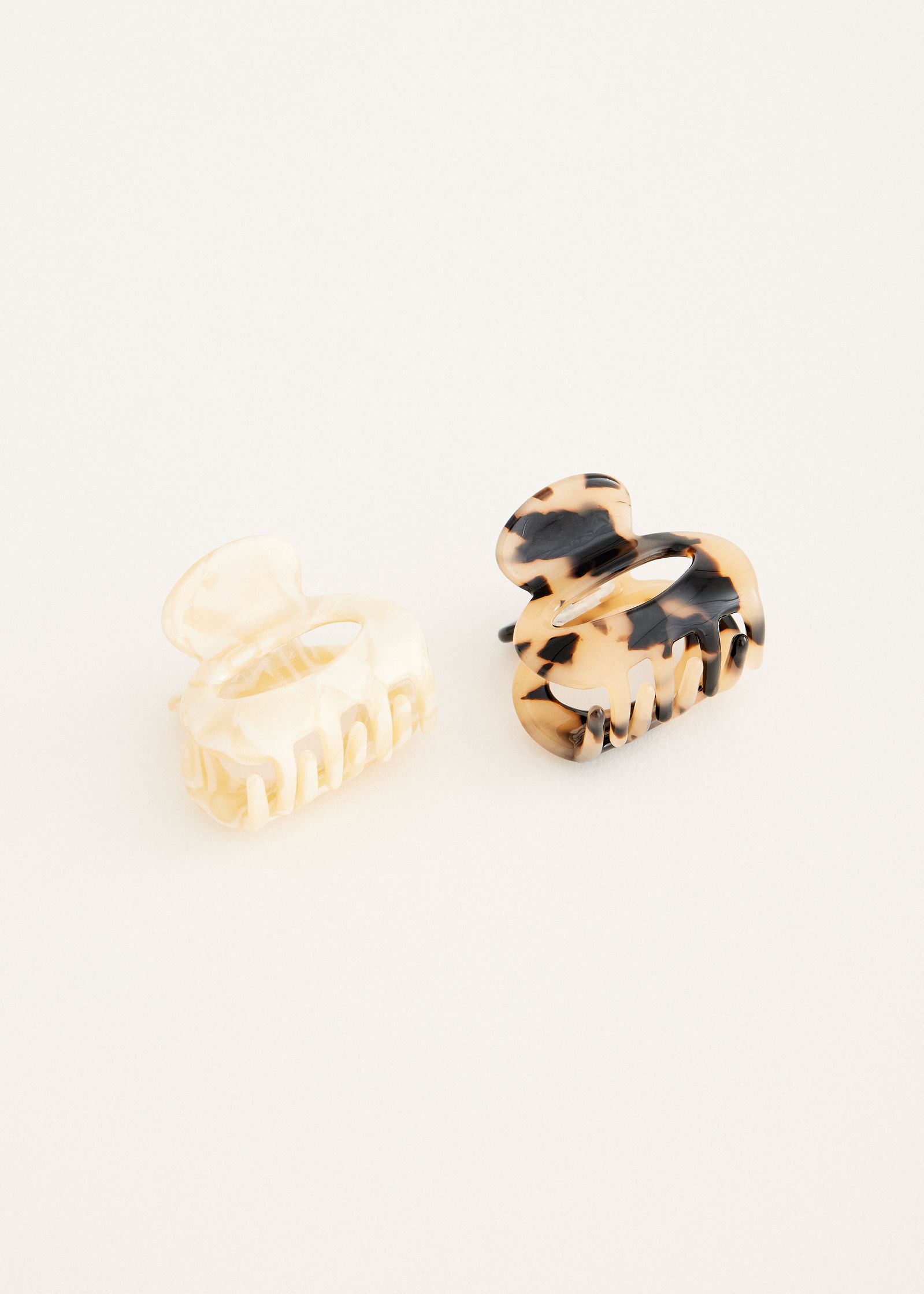 Marmeren haarclip set
