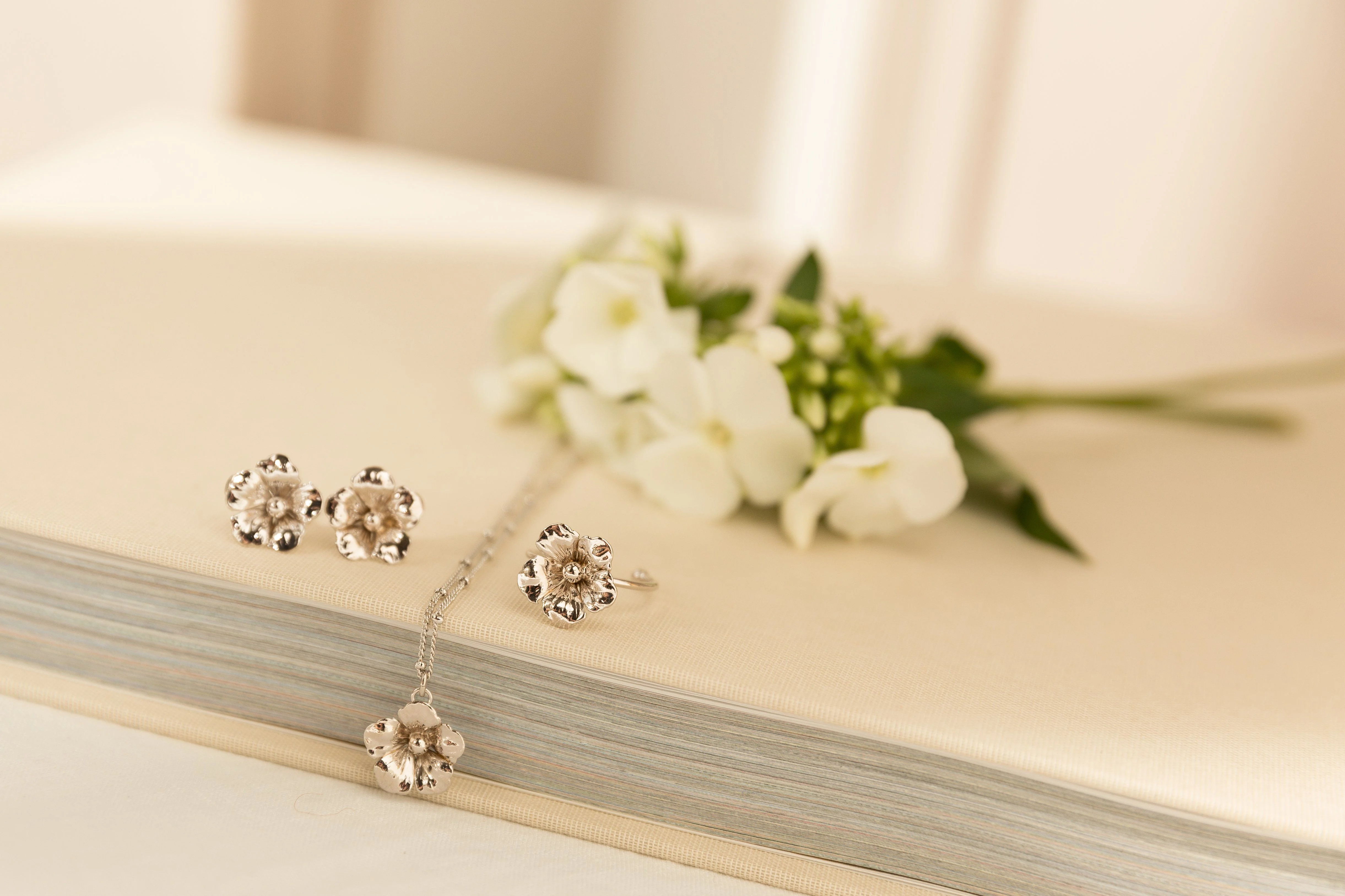 GAÏA - Collier fleur plaqué argent | Argent