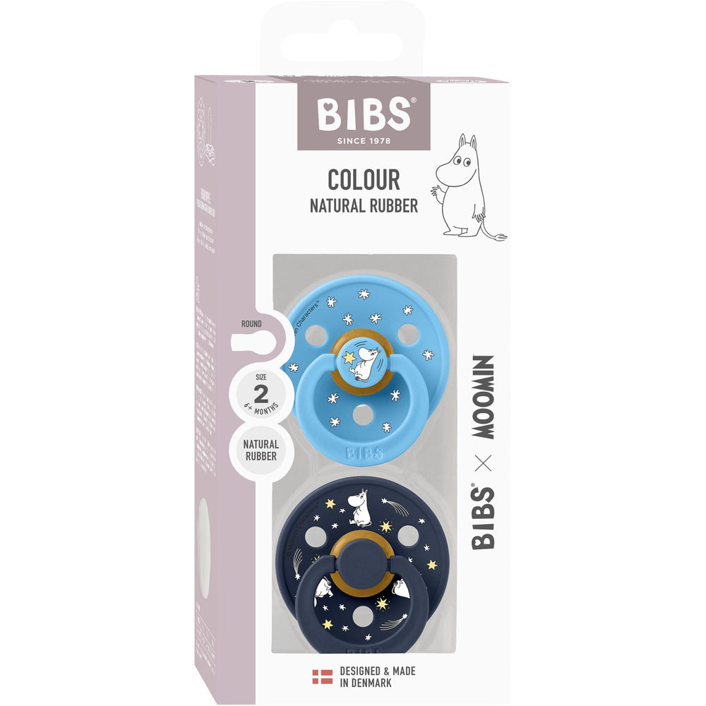 Køb Bibs X Moomin Breeze Mix Sut Colour 2-Pak Good Night Latex