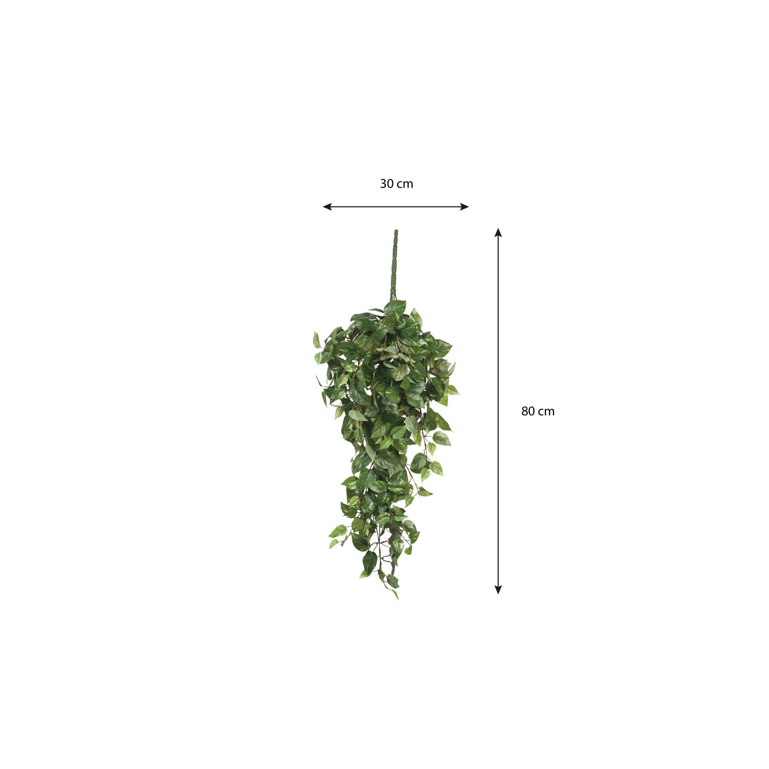 Mica Decorations Scindapsus hangend groen - l80xb30xh15cm