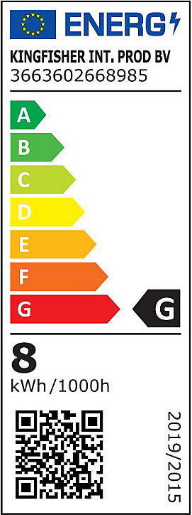 Ampoule fluorescent T5 G5 470lm 7.1W = 8W Ø1.6cm blanc