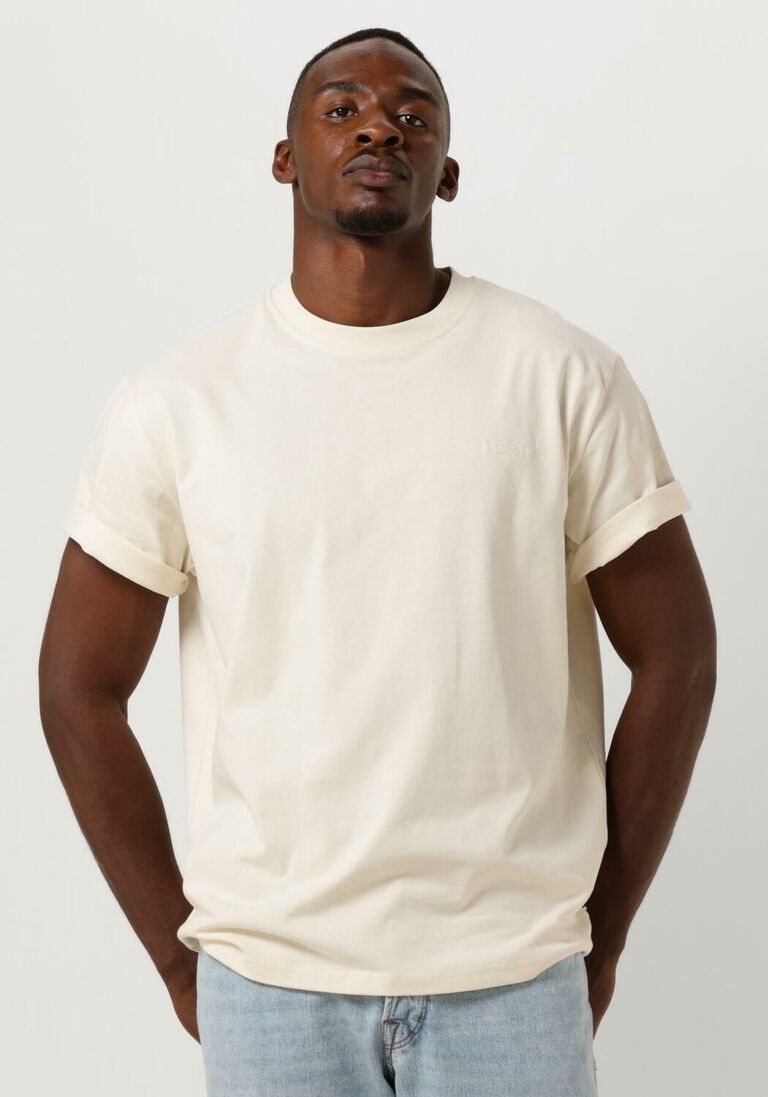 WOODBIRD gebroken wit woodbird t-shirt wbbaine base tee
