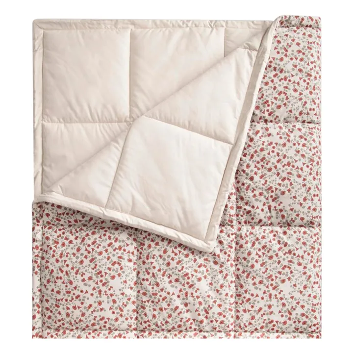 garbo&friends Couverture matelassée Royal Cress en percale de coton | Rouge