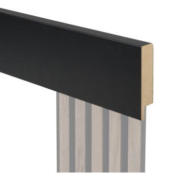 Onder-bovenplint voor lattenwand 11,7 x 244 cm