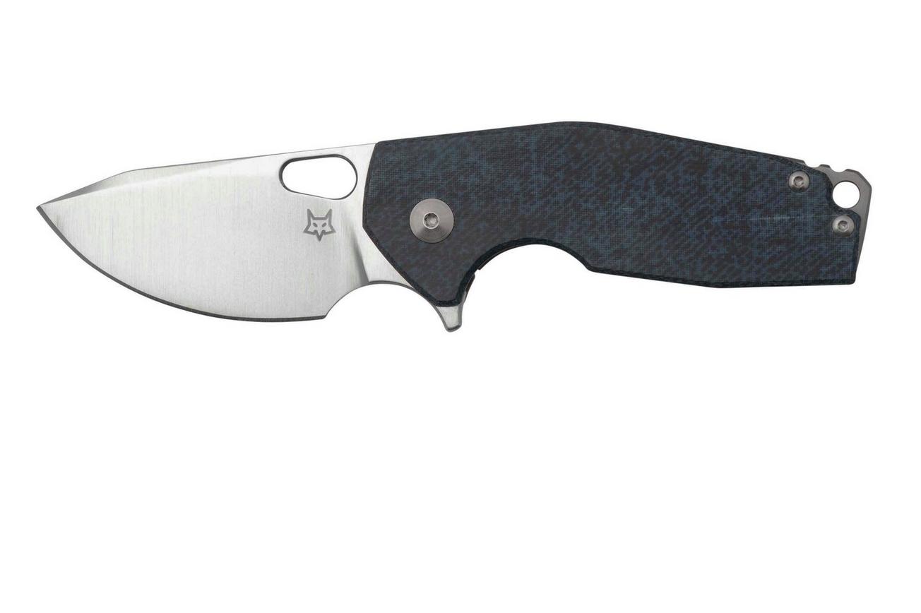 Fox Knives Suru, FX-526 MIBL Denim Micarta M390 Knivesandtools exclusive zakmes