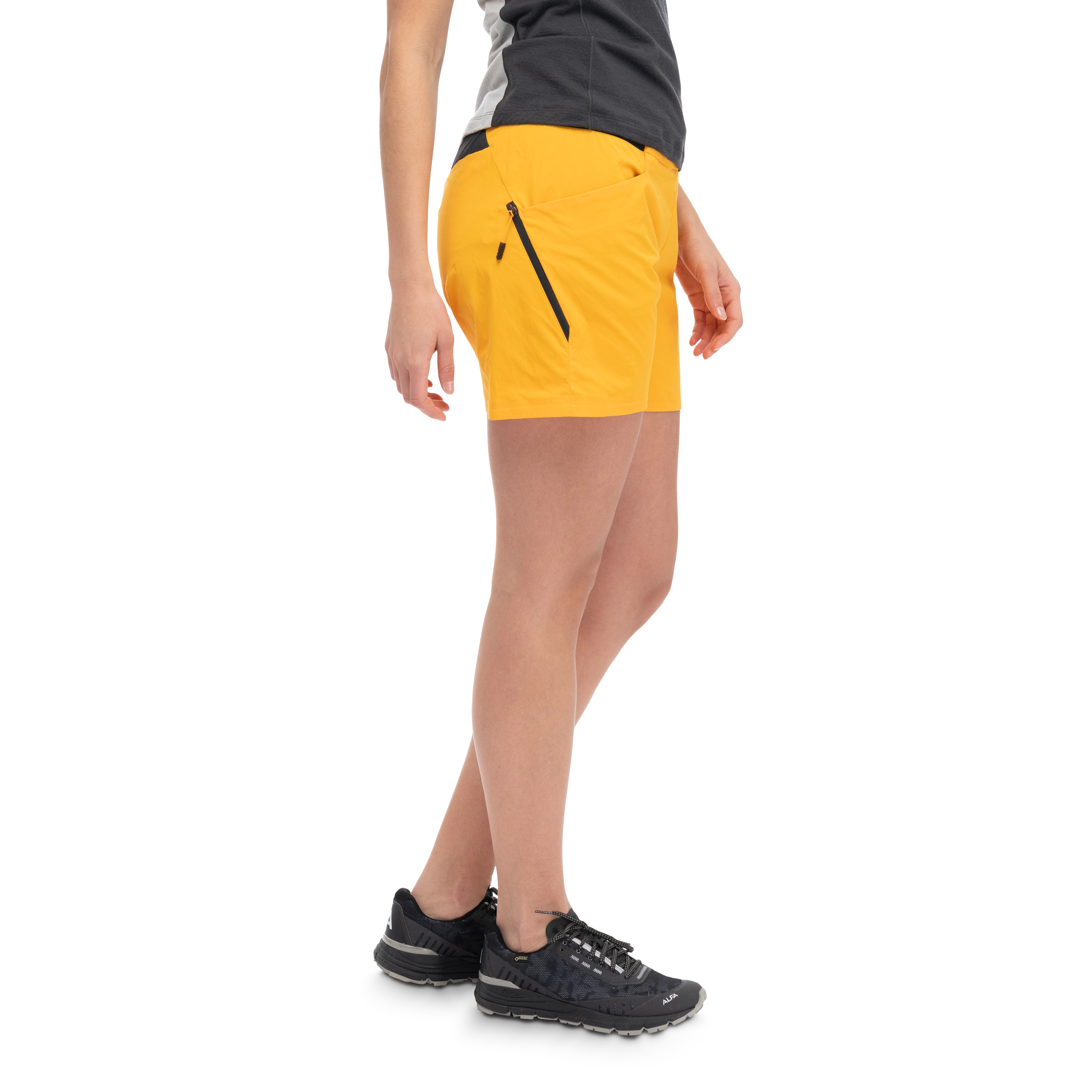 Y LightLine Vapor V2 Shorts Women Mango Yellow