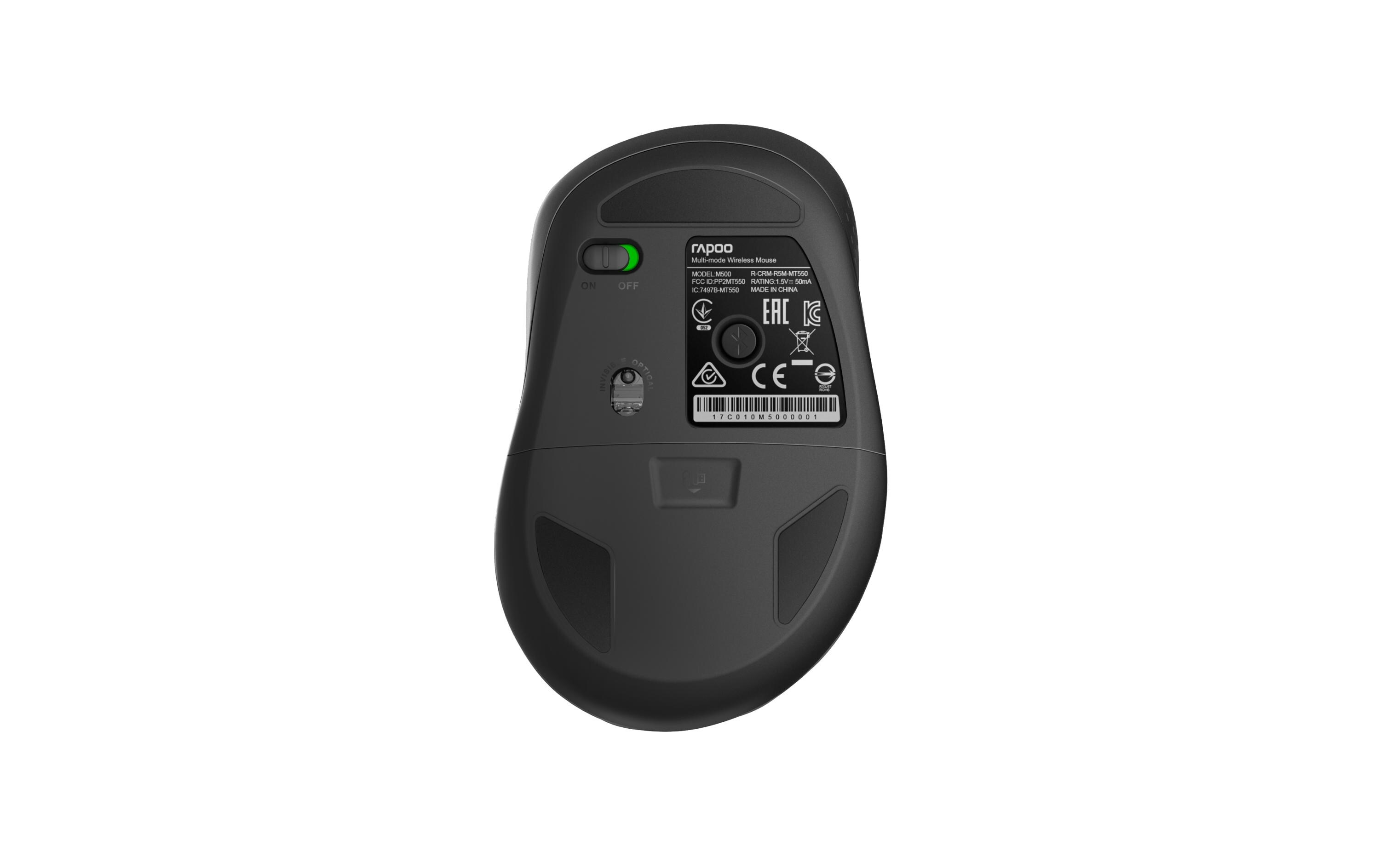 Maus M500 Silent Wireless SchwarzKabellose Multimodus-Maus