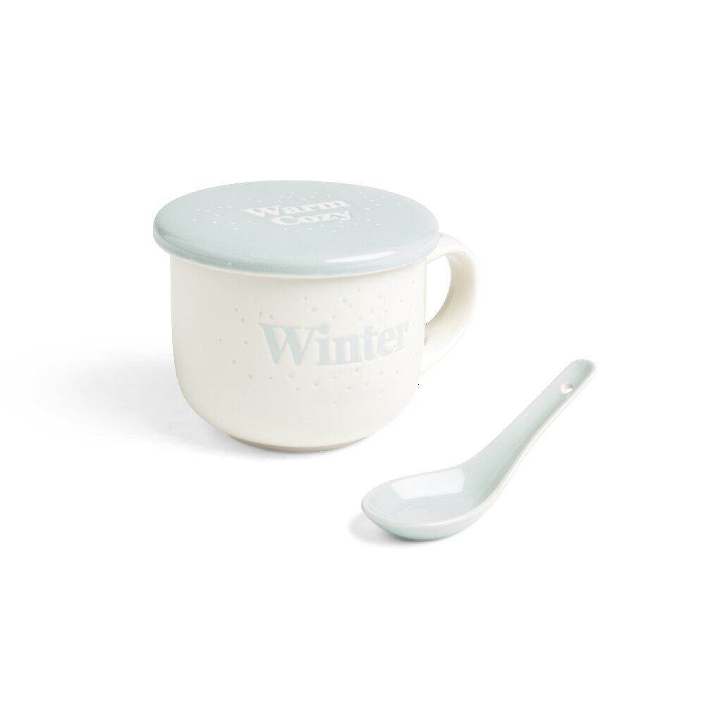 Bol jumbo 62cl avec cuillère et couvercle winter