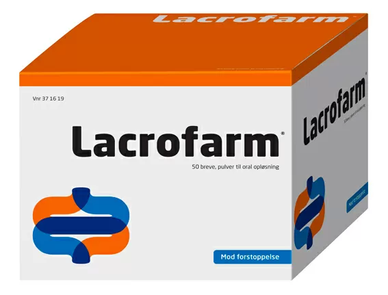 Lacrofarm, pulver til oral opløsning - 50 stk.