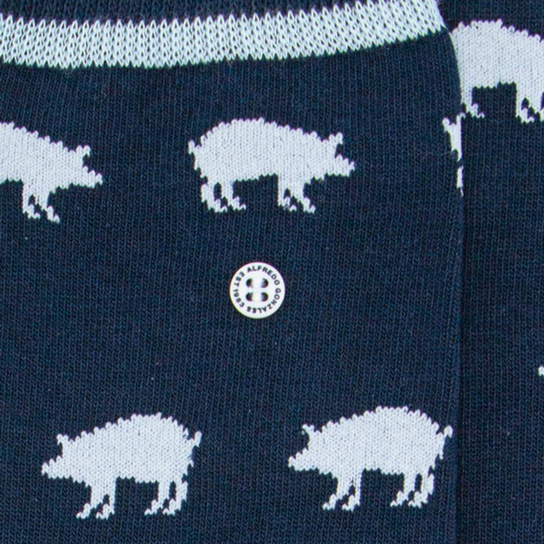 ALFREDO GONZALES blauwe alfredo gonzales sokken notorious pig
