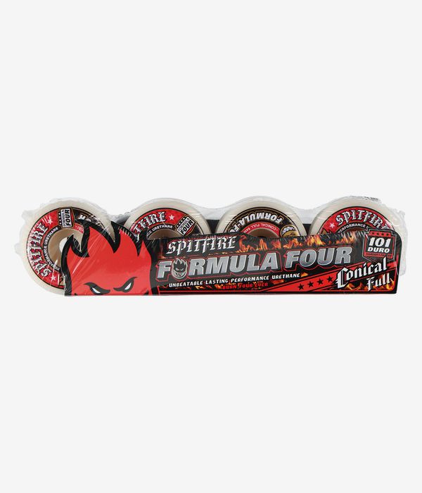 Spitfire Formula Four Conical Full Rollen (white red) 54 mm 101A 4er Pack