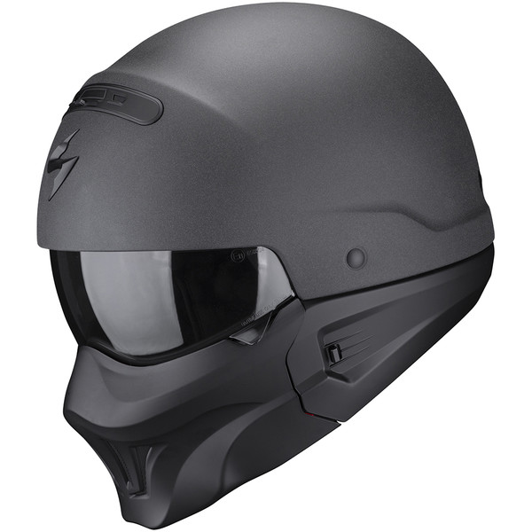 Scorpion - Casque Exo-Combat Evo Solid Graphite Gris Foncé