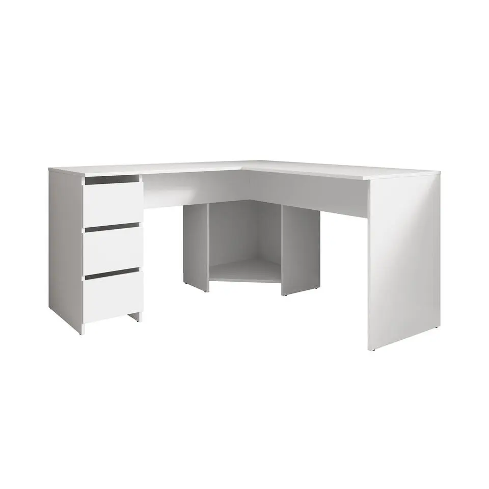 Meubella - Bureau Fuenta - Wit - 142 cm