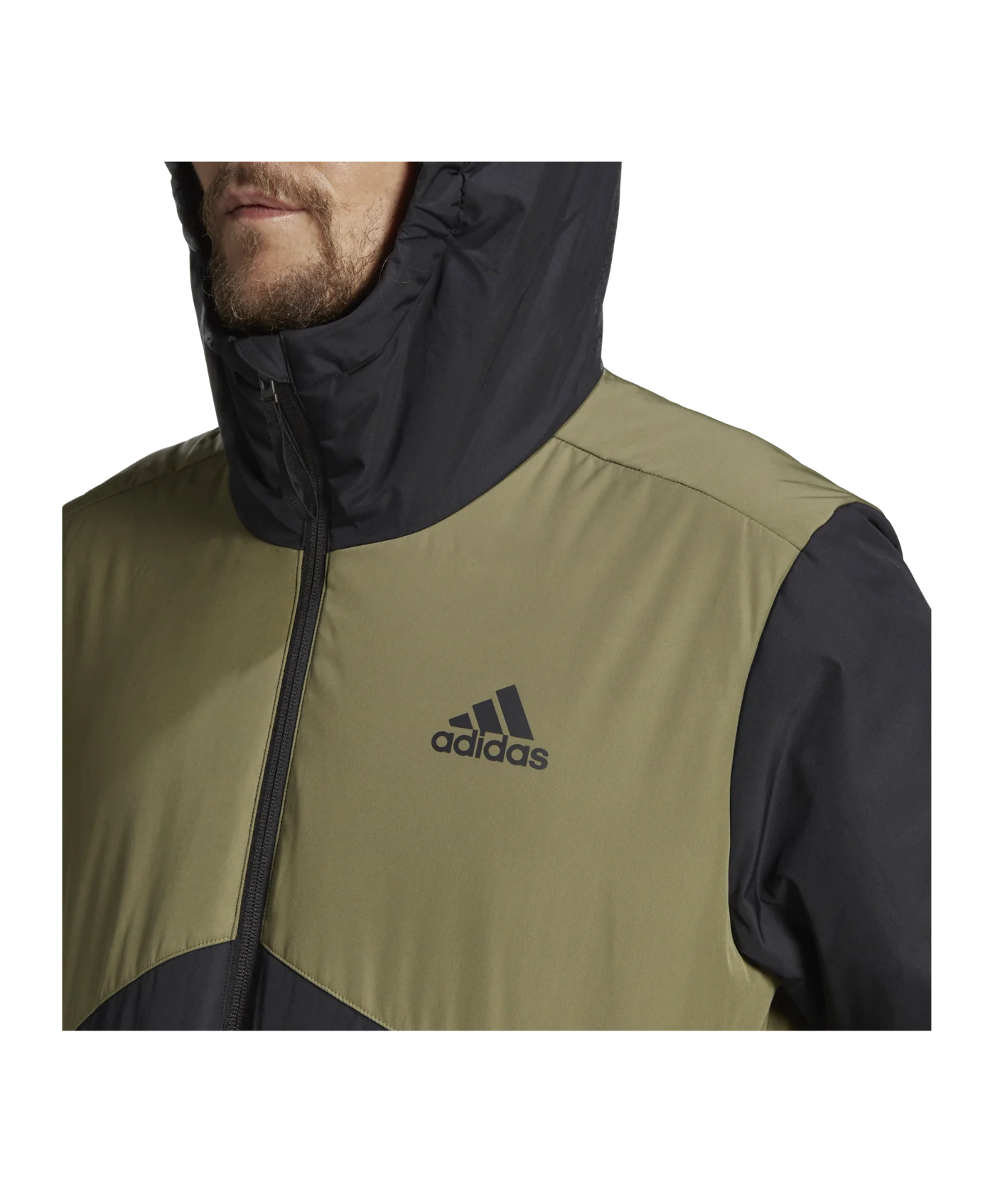 adidas BSC ST Jacke Schwarz Grün