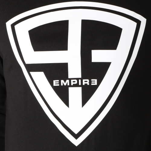 Tee Shirt Manches Longues 93 Empire Sleeves Noir Blanc