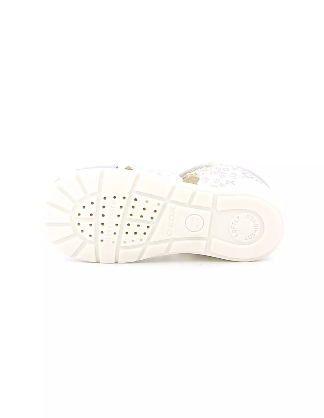 GEOX GEAMA B151QC 0007 - Sandales & nu-pieds Whitesilver