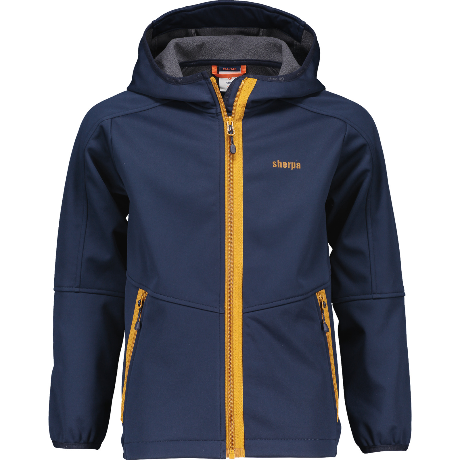 Sherpa Makalu Kinder Softshelljacke dunkelblau