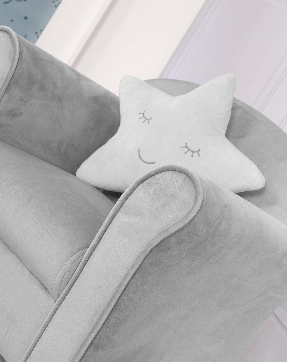 Kindersessel mit AL LIL SOFA (Farbe: grau)