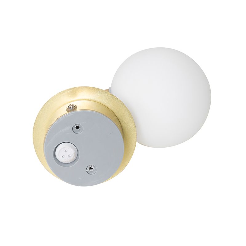 Smart wandlamp goud IP44 incl. Wifi G9 - Cederic Up