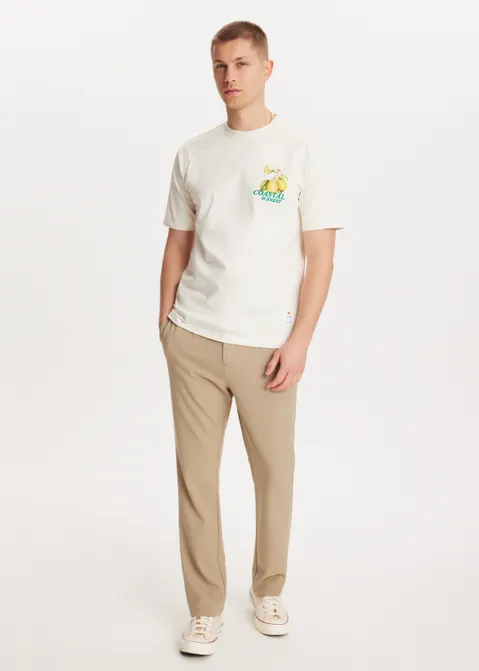 Straight leg pantalon zand (ZND.D)