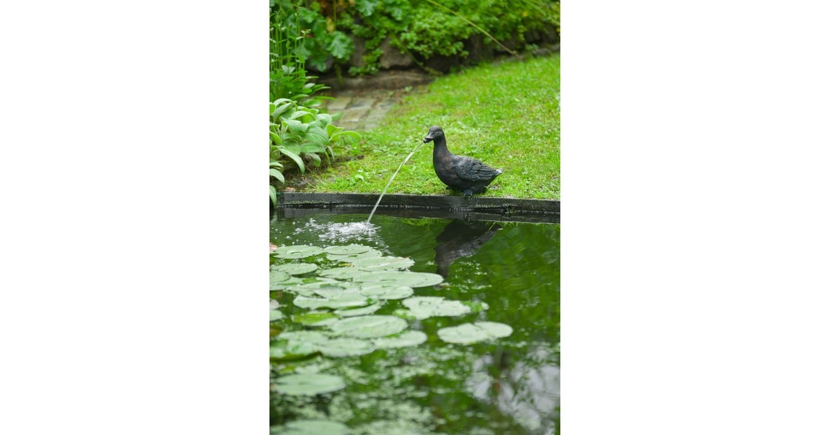 UbbinkSpuitfiguur Eend waterornament