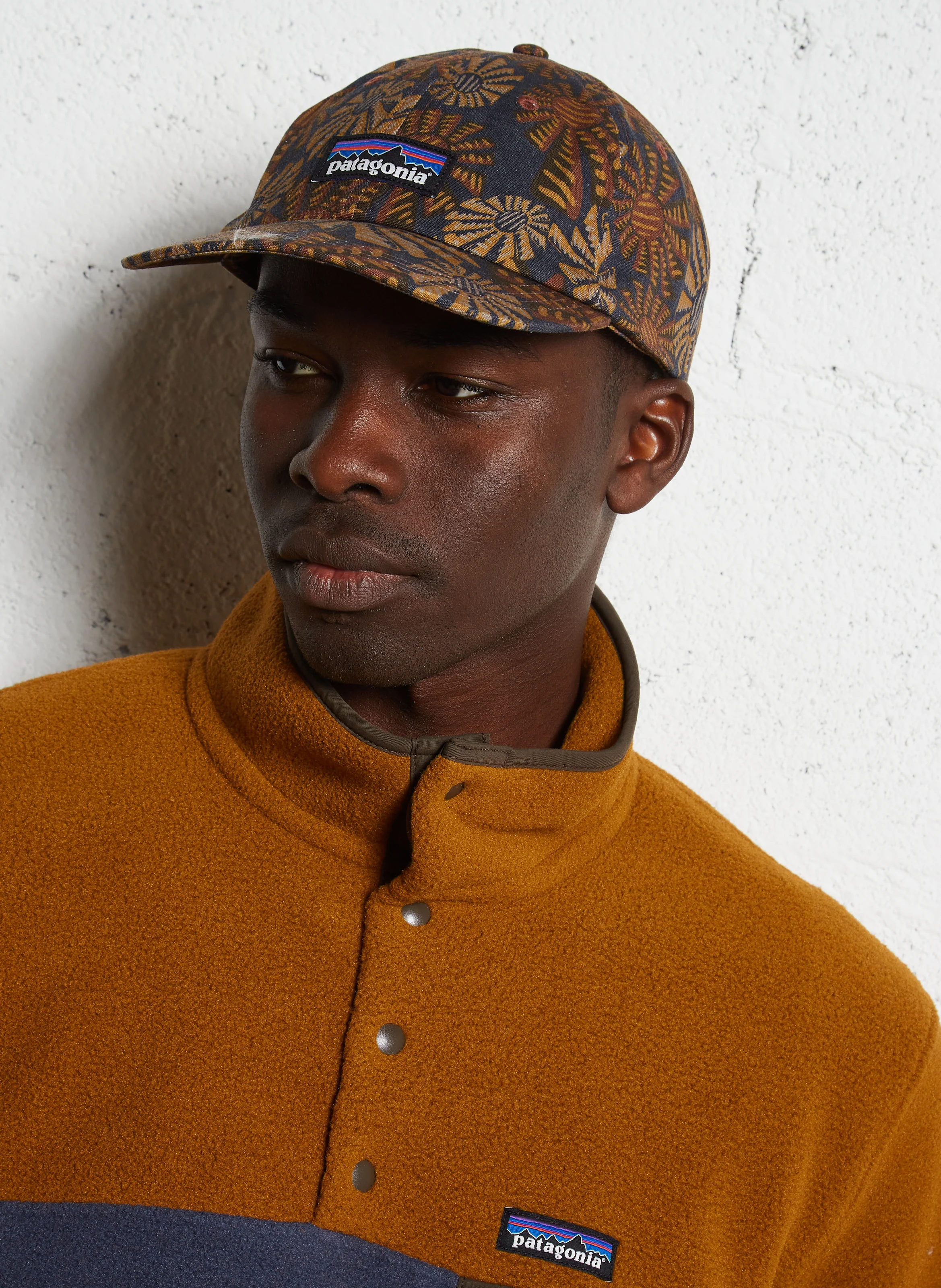 Casquette brodée en coton | Bleu