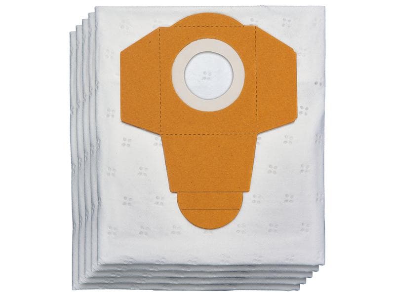 Einhell Vliesbeutel 25 I, 5 Stück Filtersack für Einhell Nass-/ und Trockensauger, 5er-Set