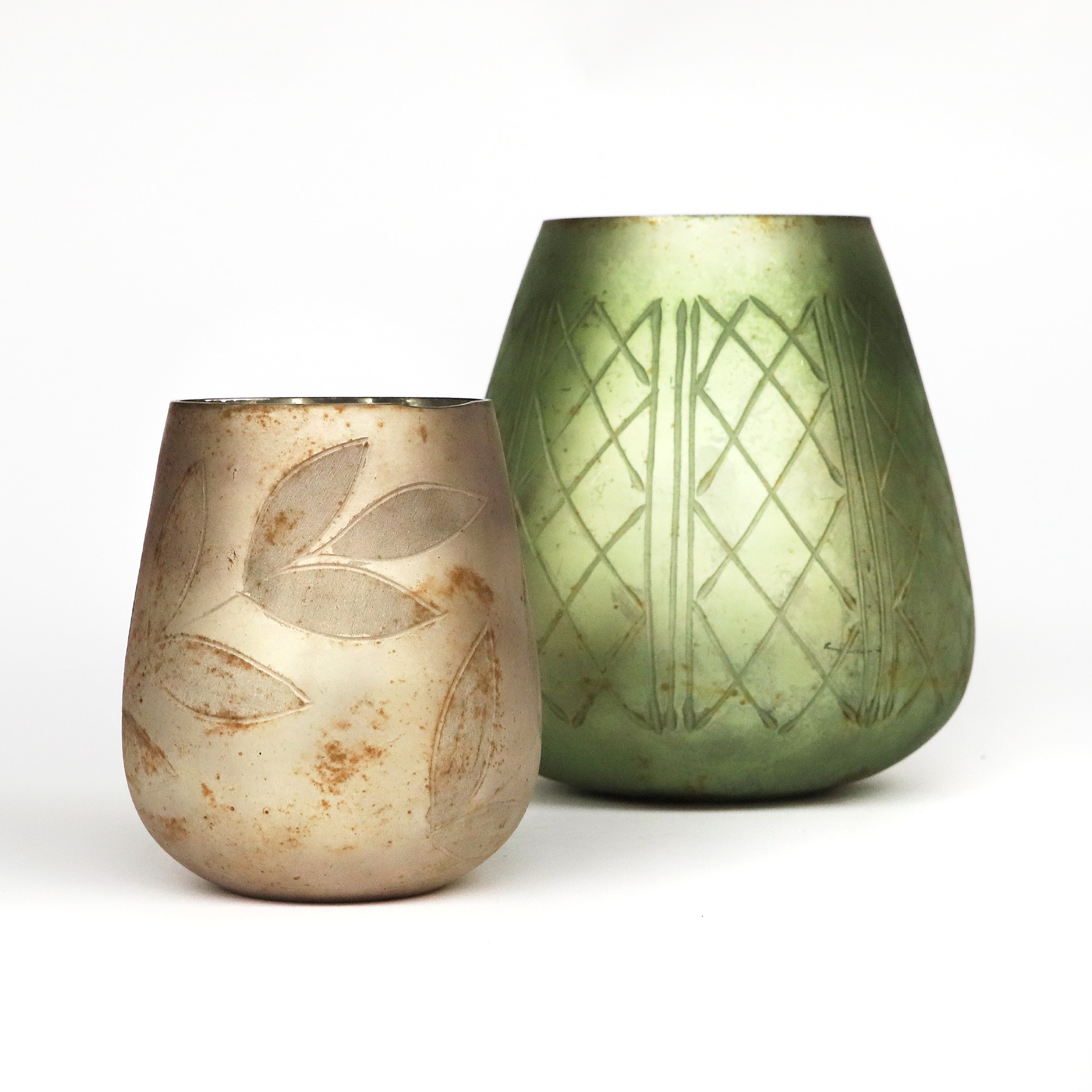 Windlicht 'Abet', antik-silber, Ø 14 cm, H 15,5 cm von fischer's lagerhaus