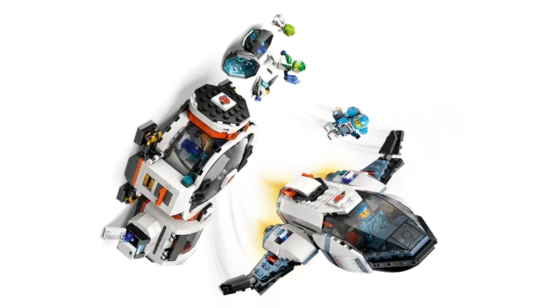 (717-tlg. Set) City Klemmbausteine Spielzeug Modell Bausatz (60446) Lizenziert - Galaxie Raumschiff