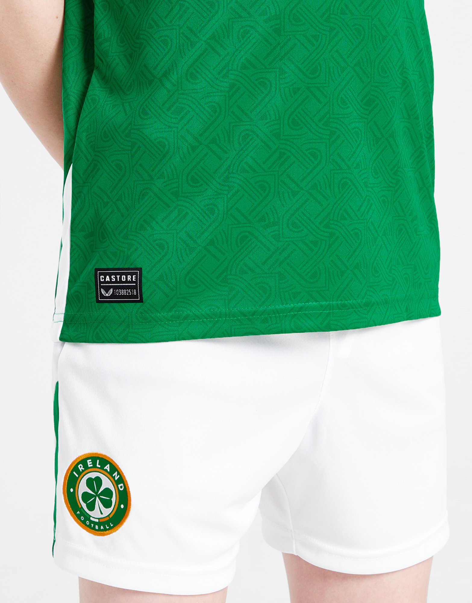 Castore Short Irlande 2024 Match Domicile Junior