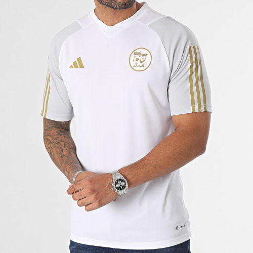 Maillot A Bandes FAF 22 HF1455 Blanc