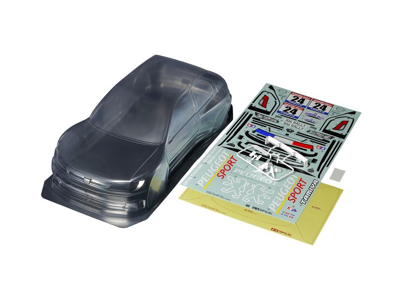 Tamiya Karosserie Peugeot 306 Maxi Body Parts Set 1:10 Peugeot 306 Maxi Karosserieteilesatz