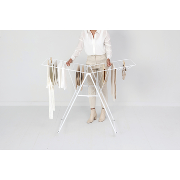 Brabantia HangOn Droogrek - 20 m - Inklapbaar wasrek - White
