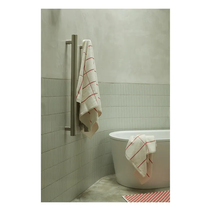Baina Serviette de bain Bethell | Blanc/Écru