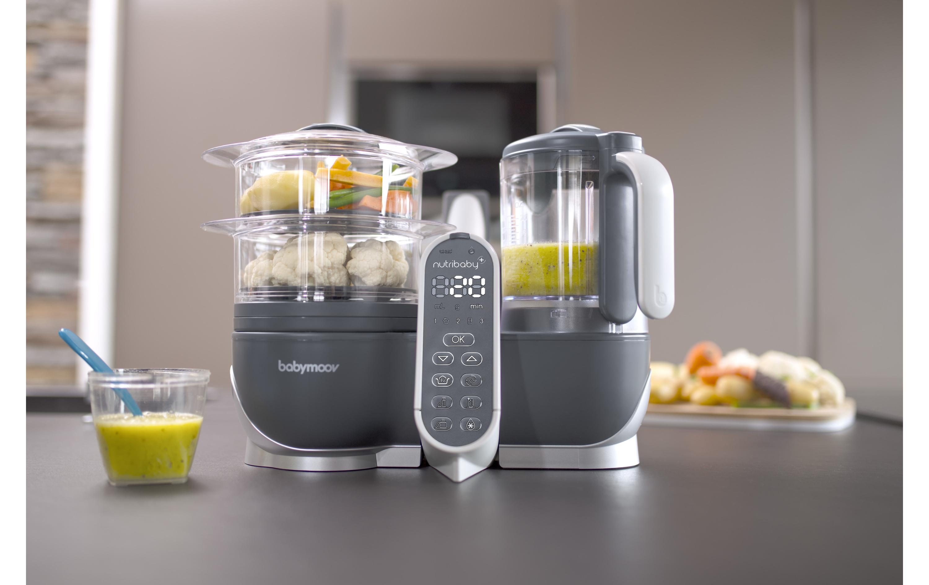 Multitool Nutribaby+ Industrial Grey<br>Kombigerät zum Zubereiten von Babymahlzeiten