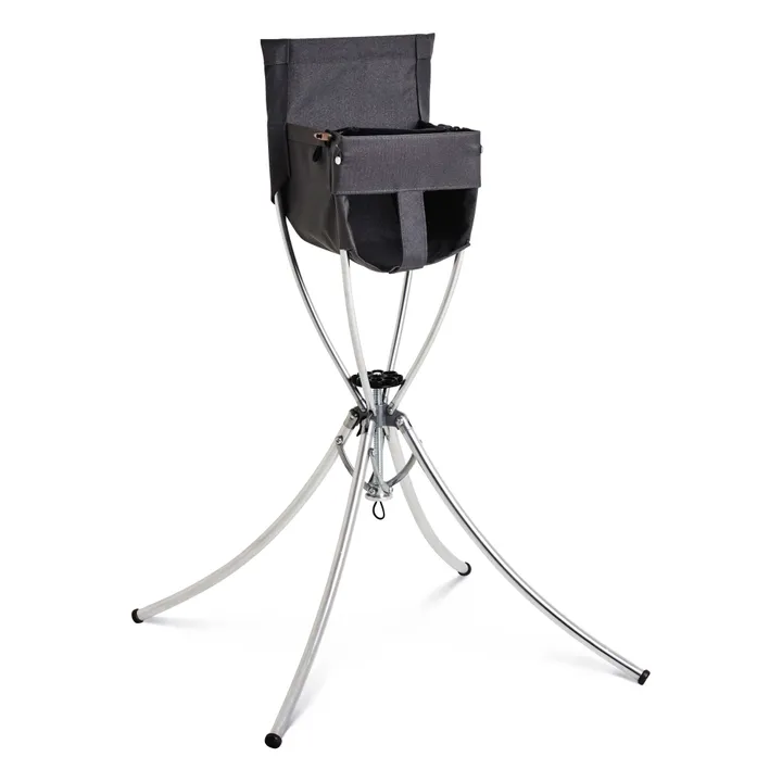 Vaggaro Kit complet: sac bandoulière, support, chaise, berceau et transat | Noir