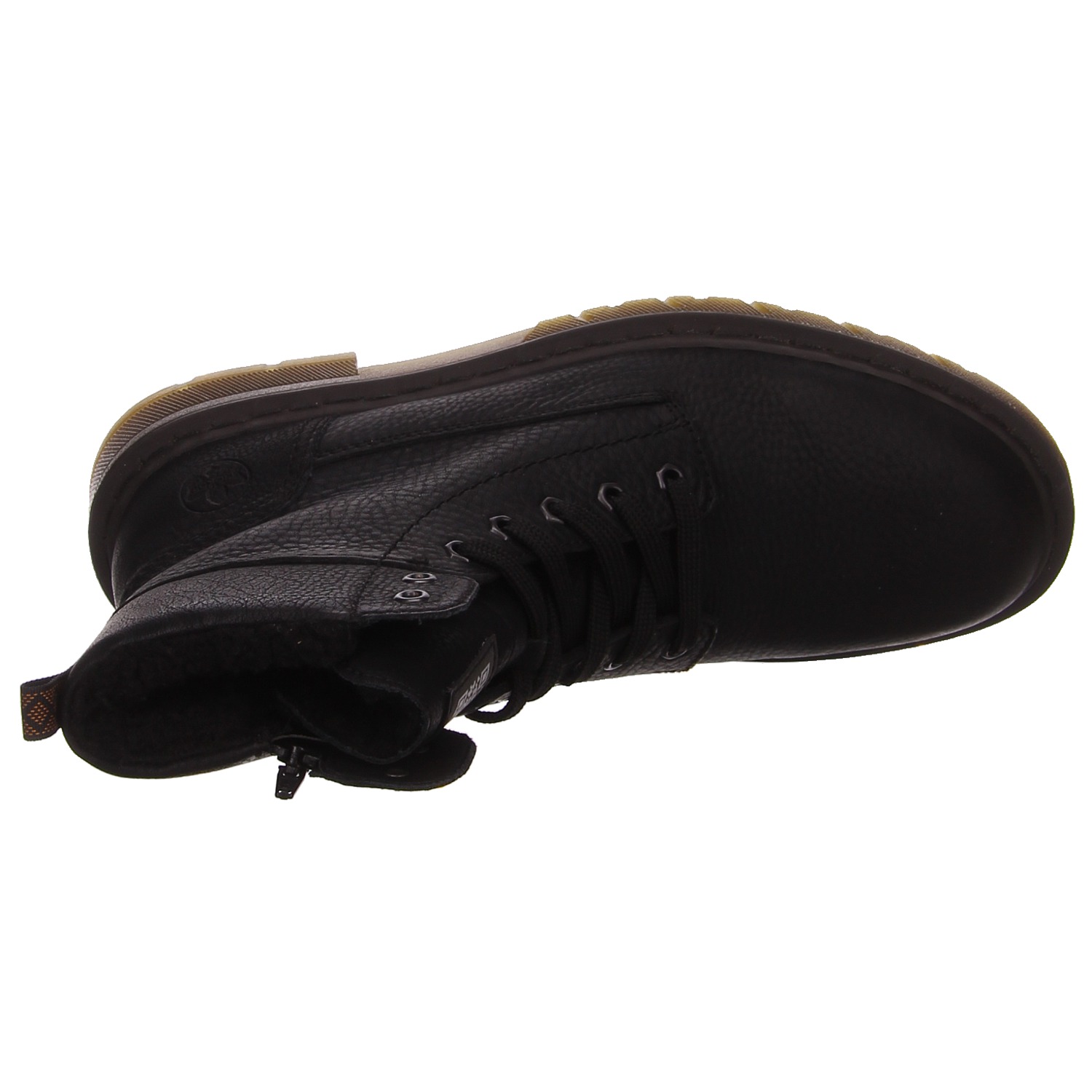 Rieker Schnürboots schwarz schwarz